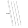12 Pcs Clear Plastic Sticks Acrylic Dowel Rods Round Rod