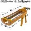 KARBXON - KBX100 - Dual Component Adhesive Epoxy Dispenser 400ml