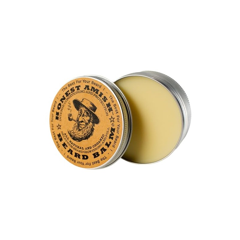 Honest Amish Beard Balm - New Large 4 Oz Twist