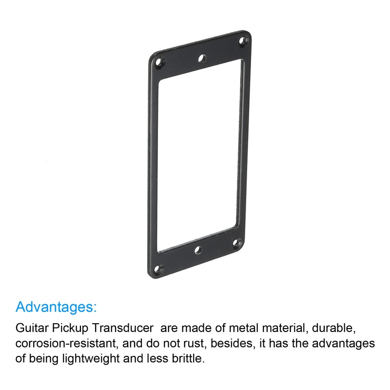 PATIKIL Plastic Humbucker Pickup Frame Ring with Screws for Electric