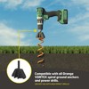 Ground Anchor Installation Tool for Vortex Spiral Screw-In Ground Anchors,