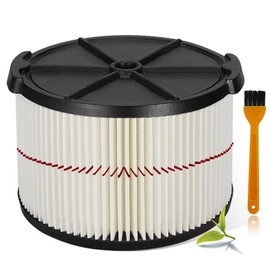 LVJUSEN 38741 Filters Replaces CMXZVBE38741 Craftsman Filter, fits CMXEVBE17040, Replaces Purple Stripe 1/2 Height Filter, Fits 3 Gallon, 4 Gallon Craftsman Shop Vacuums 1988+