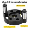 Mesee Dowel Drill Guide, Vertical Pocket Hole Jig Kit 3-Hole