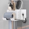 KAIXUANMAN Dryer Holder, Magnet, Wall Mounted Dryer Stand, Dryer Stand,