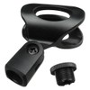 4-Pack Universal Microphone Clip Holder for Handheld Microphones