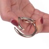 YAKA Silicone Wrist Rhombic Keychain Circle Bracelet Rubber Bangle Round