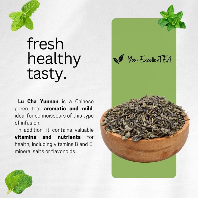 Yunnan Lu Cha Green Loose Leaf Tea 100g