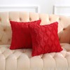Volcanics Pack of 2 Christmas Faux Wool Throw Pillow Covers