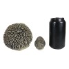 Set Of 2 Wildlife Animals Realistic Mother Hedgehog With Baby
