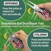 FINGER TEN Golf Divot Repair Tool Switchblade with Ball Marker