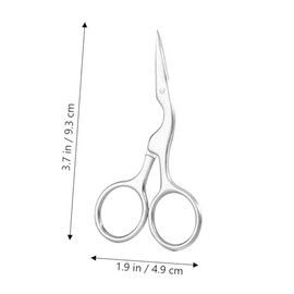 2pcs Eyebrow Kit Grooming Tools Set Brush Scissor Comb for Women Men Travel Beauty Box