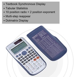 Scientific Calculator Full Function Calculator LCD Display Handheld Calculator Plastic Portable Calculator