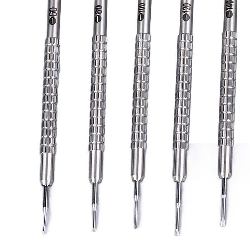Watch Repair Screwdriver Set 0.6‑2.0mm Color Coded Replaceable Heads Micro