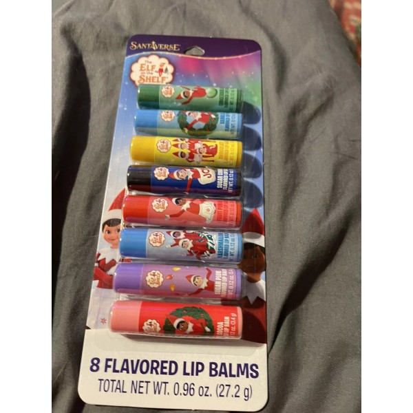 ELF the elf on the shelf 8flavored lip balms