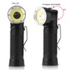 Zerodis Portable Handheld Bright Flashlight,T6+COB LED Torch,90°Foldable Magnetic Tail,4 Mode
