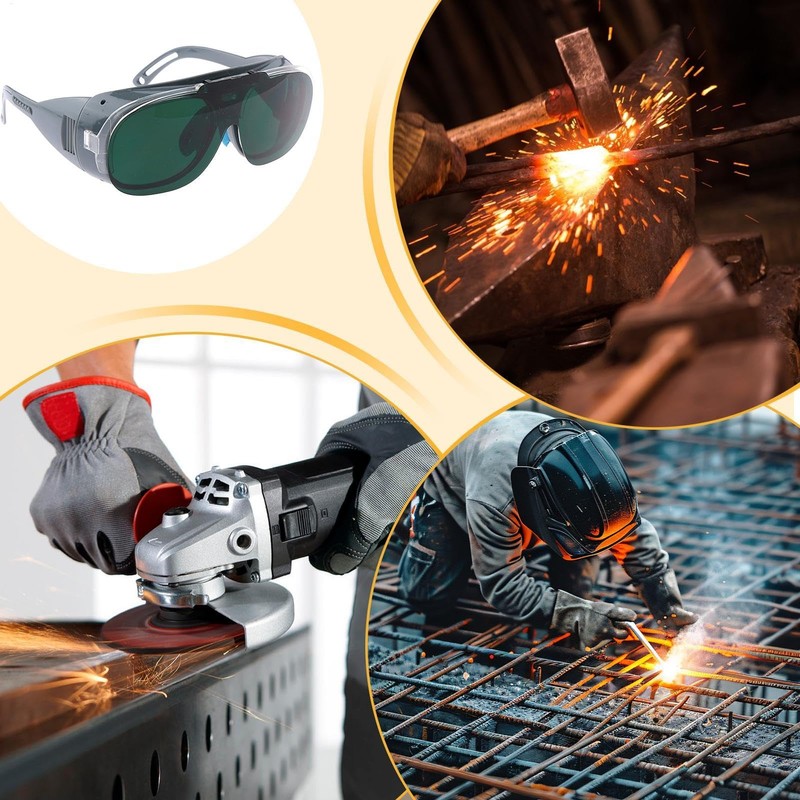 Welding Safety Glasses - Welding Safety Protective Goggles | Wrap-Around