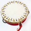 Tosnail 2 Pack 8" Wood Handheld Tambourine - Single Row