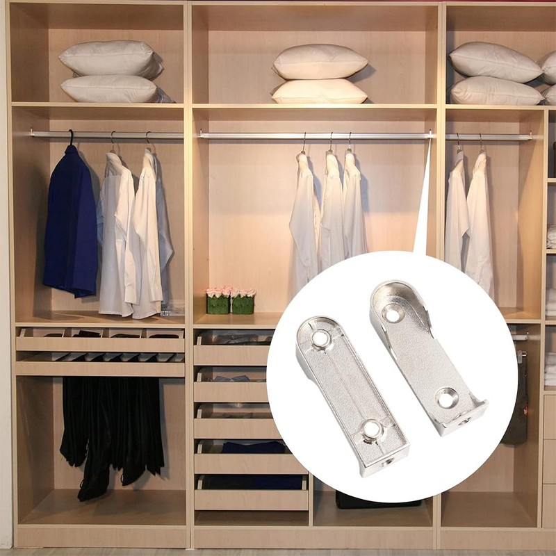 COYUN Set of 4 Clothes Rail Cupboard Clothes Rail Holder
