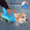 YHOMAK Dog Life Jacket Shark, Reflective Dog Life Vest for