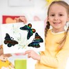 48 Pcs Butterfly Scratch Art for Kids, Rainbow Scratch Paper,