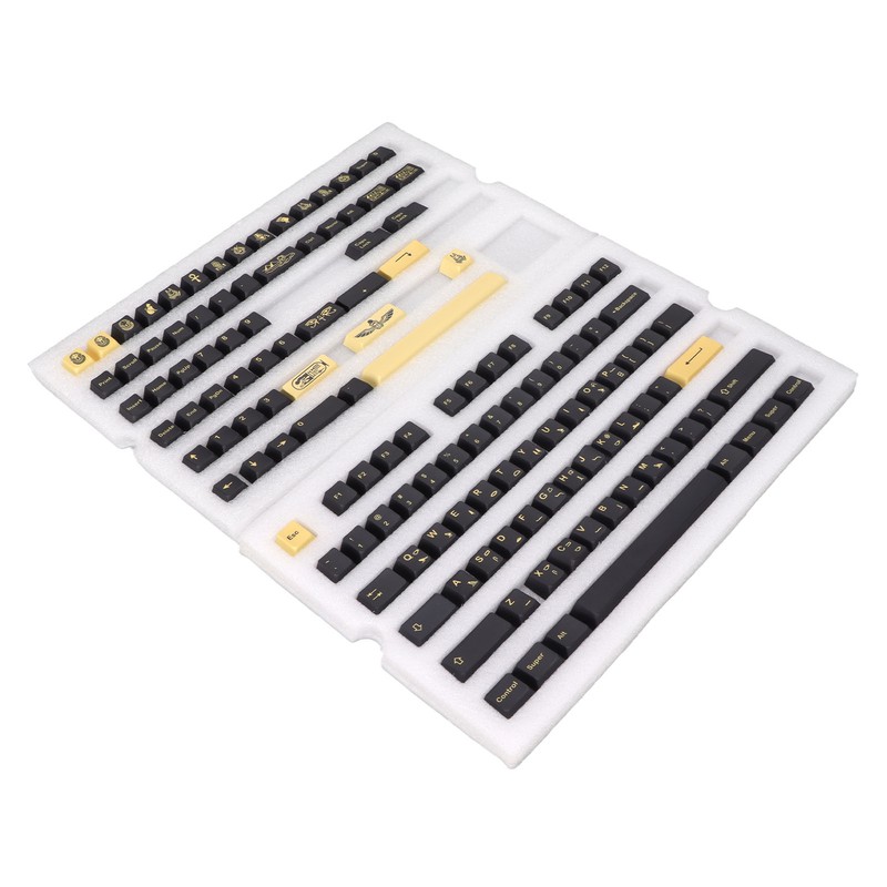 PBT Keycaps 132 Keys Letterless Cherry Height Egyptian Pharaoh Theme