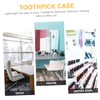 Baluue Bathroom Organizer Set 4 Cotton Swab Containers with Lids