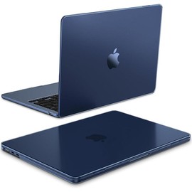 Fintie Slim Matte Case for MacBook Air 13.6 (M4/M3/M2 Chip, Model A3240/A3113/A2681), Premium Protective Case for MacBook Air 13.6" 2025/2024/2023 - Color: Frost Midnight