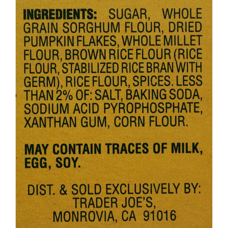 Trader Joe's GLUTEN FREE Pumpkin Bread & Muffin Baking Mix