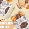 2-Pack Beeswax Bread Bags for Homemade Bread，Reusable Sourdough Storage Bags