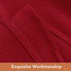 BIFENBI 2 Pack Burgundy Tablecloth Rectangular - 60x120 Inch -