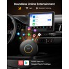 CB6 CarPlay AI Box, 2025 Wireless CarPlay Adapter/Android Auto, Plug
