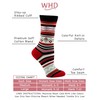 WHD Southwest Blanket Socks (Red, Medium)