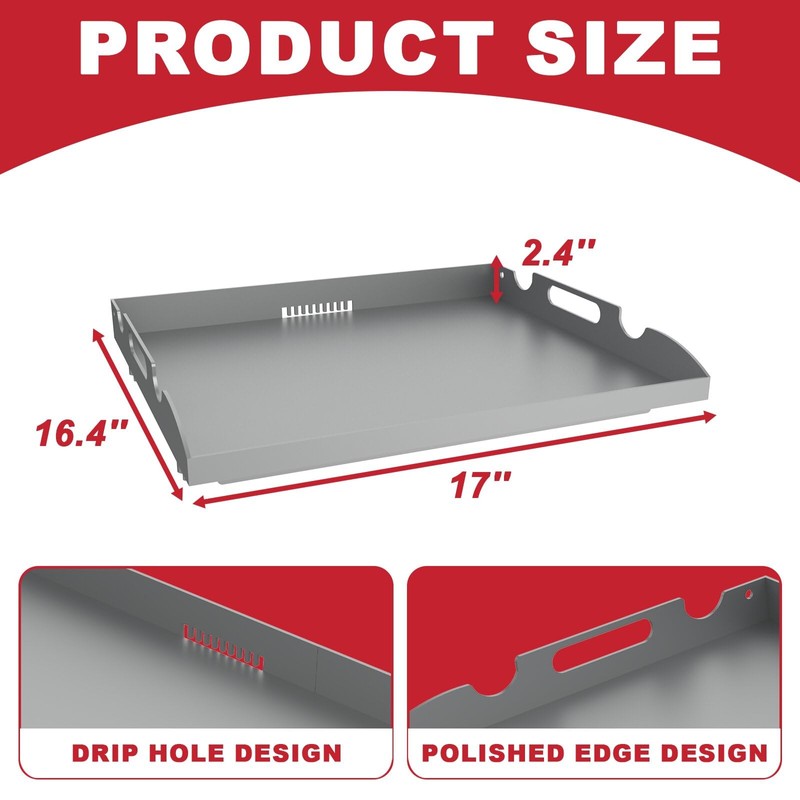 Griddle Replacement Top for Blackstone 17 Inch Grill, Flat Top