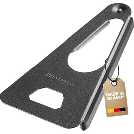 Westmark Twist Black Edition Universal Opener - Bottle Opener & Lid Opener for Screw Jars, Twist Caps & Bottles - Anthracite, 17 x 9.8 cm