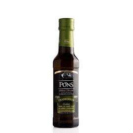 PONS ACEITE DE OLIVA EXTRA VIRGEN TRADICIONAL - Importado de España - Mejora el Sabor con Beneficios para la Salud - 100% Natural - Vegano - Sin gluten (250 ml)