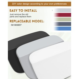 Fuel Gas Tank Door Cover Filler Door Lid Cap Fit for VW Volkswagen Passat 2012 2013 2014 2015 2016 2017 2018, Replace 561809857 Primer