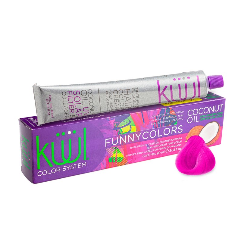 KÜÜL Funny Colors Tono Rosa Neón Tono Semipermanente Color Brillo