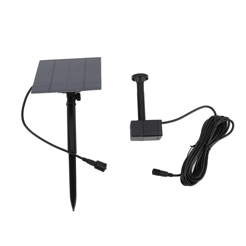 Solar Powered Water Pump Kit Powerful Jet Watering Pond Pump