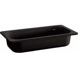 APS GN 1/3 Jars – Eco Line 32.5 x 17.5 cm, H: 6,5 cm, Melamine, Black, 2 Litres