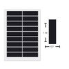 1.75" x .5" Small Rectangle, Adhesive Striker Match Striker Stickers