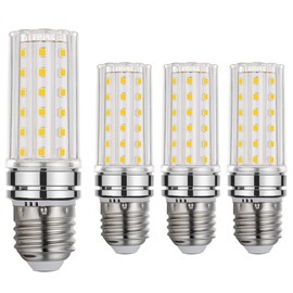 Bogao E26 LED Bulb, 12W Warm White 3000K LED Bulbs, 80-100 Watt Light Bulbs Equivalent, E26 Screw Base,1200 Lumens LED Lights （4 Pack Warm White）