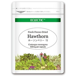 エクレクティック ホーソンベリー (セイヨウサンザシ) Ecoパック 500mg×15カプセル ec380