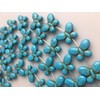 Blue Howlite Turquoise Butterfly Shape Beads 15x20mm 15.5" StrandL8