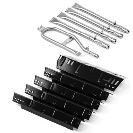 Heat Plate and Burner Kit for Dyna-Glo DGH474CRP DGH483CRP DGH485CRP DGH474CRP-D DGH450CRP DGH353CRP DGH373CRP DGH373CRP-D，Grill Replacement Parts for Dynaglo 4 and 5 Burner Revoace GBC1793W Grills