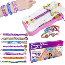 Jsdoin Friendship Bracelet Making Kit Arts and Crafts for Kids 6-12 Year Old DIY Friendship Bracelet Making Kit for Girls Birthday Gifts, Present for Girls, Toys for Girls Kids Travel Activity Set