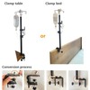 UISKOOPW Table IV Pole, Portable IV Poles for Travel, Foldable