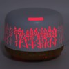 Desktop Humidifier 300ml Wood Grain Design Low Noise Aromatherapy Humidifier