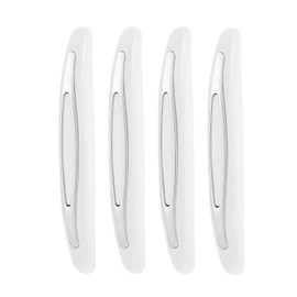 Car Door Guard Door Edge Protector Side Door Guard for Car Door Mall Walls and Neighboring Cars Anti-Scratch Bumper Door Protection Easy to Install and Remove White 4pcs