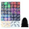 48 Pieces Counting Dice And 1 Piece Storage Bag, Creative