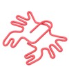 100Pcs Kids Paper Clips Crab Style Metal Exquisite Color Wide